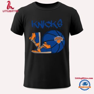 NBA New York Knicks Logo Pattern Logo Basketball Team Design Limited New Season T Shirt