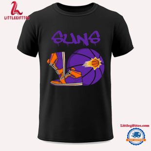 NBA Phoenix Suns Logo Pattern Logo Basketball Team Design Limited New Season T Shirt