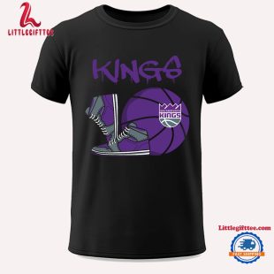 NBA Sacramento Kings Pattern Logo Basketball Team Design Limited New Season T Shirt