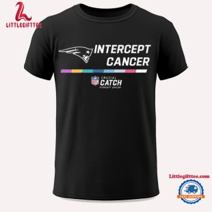 New England Patriots 2024 NFL Intercept Cancer Crucial Catch Unisex T Shirt