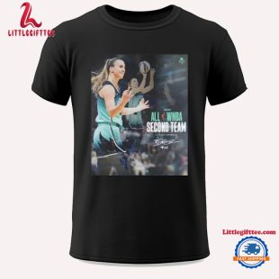 New York Liberty 2024 All WNBA Second Team Sabrina Ionescu Signature Unisex T Shirt