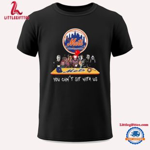 New York Mets MLB Horror Movies Halloween You Can’t Sit With Us 2024 Unisex T Shirt