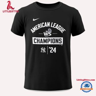 New York Yankees 2024 American League Champions Arched Lockup Unisex T Shirt