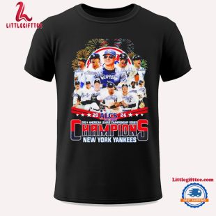 New York Yankees 2024 Yankees Celebrating American League Champs Unisex T Shirt