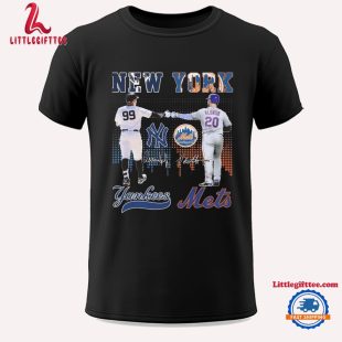 New York Yankees Aaron Judge New York Mets Pete Alonso Signatures Unisex T Shirt