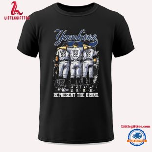 New York Yankees Represent The Bronx Signatures Unisex T Shirt