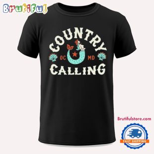 Oceans Calling Festival Country Calling Mermaid Lineup Unisex T Shirt