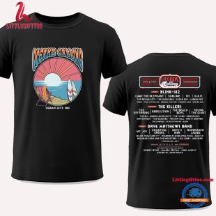 Oceans Calling Festival Sunset Lineup Event Unisex T Shirt