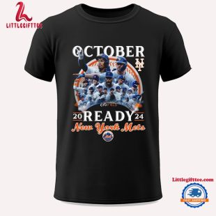 Official 2024 October Ready New York Mets Unisex T Shirt