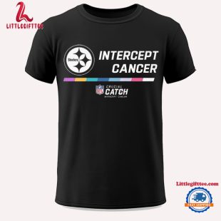 Pittsburgh Steelers 2024 NFL Intercept Cancer Crucial Catch Unisex T Shirt