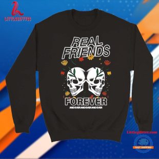 Real Friends Forever And Ever And Ever Tour 2024 Skull Unisex T Shirt