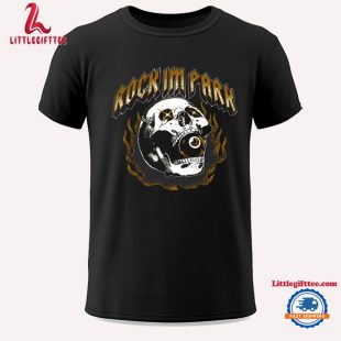 Rock Im Park Burning Skull Unisex T Shirt