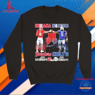 Rourke Richardson Hoosiers On Saturdays Colts On Sundays T Shirt