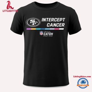 San Francisco 49ers 2024 NFL Intercept Cancer Crucial Catch Unisex T Shirt