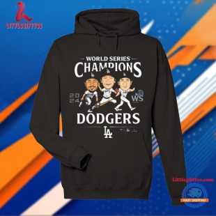 Shohei Ohtani Yoshinobu Yamamoto Mookie Betts Los Angeles Dodgers MLB 2024 World Series Champions Appeal Play T Shirt