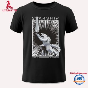 Starship Flight 5 Star Base TX Unisex T Shirt