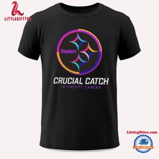 Steelers Crucial Catch Intercept Cancer Unisex T Shirt