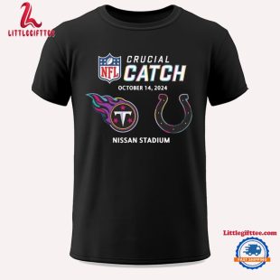 Tennessee Titans Vs Indianapolis Colts October 14, 2024 NFL Crucial Catch Unisex T Shirt