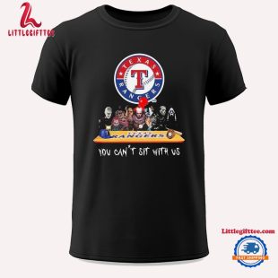 Texas Rangers MLB Horror Movies Halloween You Can’t Sit With Us 2024 Unisex T Shirt