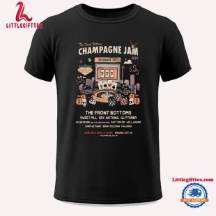 The Front Bottoms Champagne Jam Dec 14 2024 Hard Rock Live At Etess Arena In Atlantic City NJ Unisex T Shirt