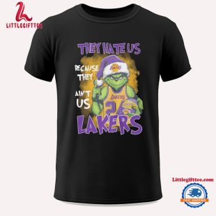 The Grinch They Hate Us Because Ain’t Us Los Angeles Lakers 2024 Unisex T Shirt