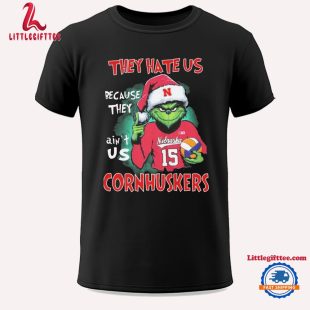 The Grinch They Hate Us Because Ain’t Us Nebraska Cornhuskers 2024 Unisex T Shirt