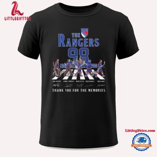 The New York Rangers 1926-2024 Signature Thank You For The Memories Abbey Road Unisex T Shirt