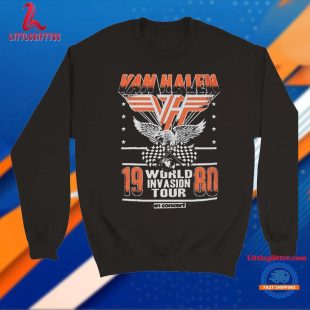 Van Halen 1980 World Invasion Tour T Shirt