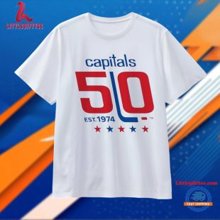 Washington Capitals 50th Anniversary New Logo Unisex T Shirt