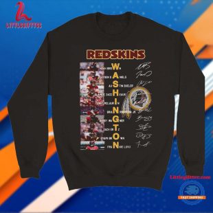 Washington Redskins NFL 2024 Football Team Graphics Signature Design Unisex T Shirt