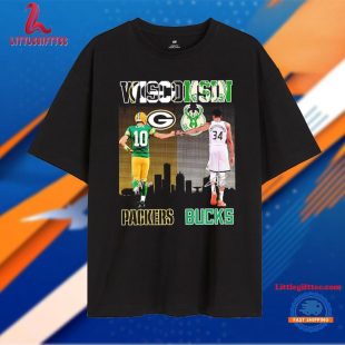 Wisconsin City Packers Jordan Love And Bucks Antetokounmpo Signatures T Shirt