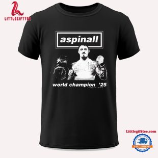 World Champion ’25 Black Tom Aspinall Unisex T Shirt