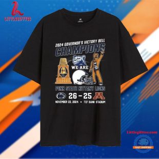 2024 Governor’s Victory Bell Champions Penn State Nittany Lions T Shirt