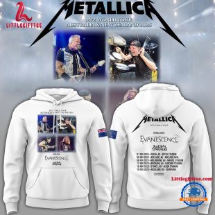 Metallica M72 World Tour Special Guests Evanescence Suicidal Tendencies Australia 2025 Hoodie