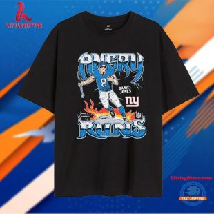 Angry Runs 2024 New York Giants Daniel Jones T Shirt