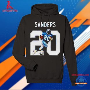 Barry Sanders Nfl Impact Jersey Frame T Shirt