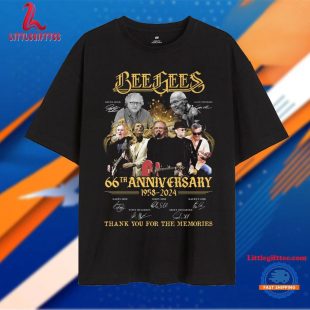 Bee Gees 66th Anniversary 1958-2024 Thank You For The Memories T Shirt