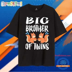 Big Brother Of Twins Squirrels T Shirt