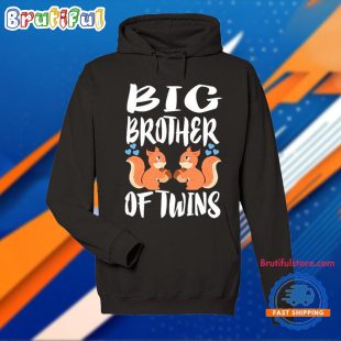 Big Brother Of Twins Squirrels T Shirt