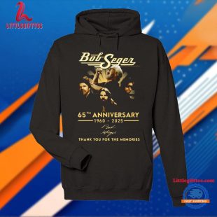 Bob Seger 65th Anniversary 1960-2025 Thank You For The Memories T Shirt