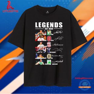 Boston Sports Teams Legends Players Eat 1630 T Shirt