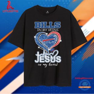 Buffalo Bills In My Veins Jesus In My Heart Unisex T Shirt