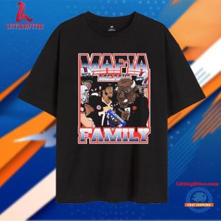 Buffalo Bills x Benny Collab Mafia Means Family Unisex T Shirt