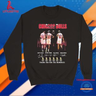 Chicago Bulls NBA Signatures Tribute Thank You for the Memories Unisex T Shirt