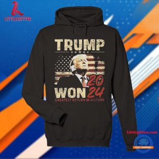 Congratulation Trump Won 2024 Greatest Return In History T Shirt