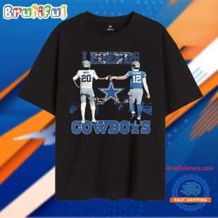 Dallas Cowboys The Legends Tyler Smith Roger Staubach T Shirt