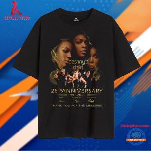 Destiny's Child 28th Anniversary 1977-2025 Thank You For The Memories T Shirt