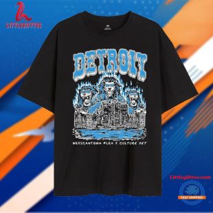 Detroit Lions Mexicantown Flea X Culture Det Gameday Unisex T Shirt