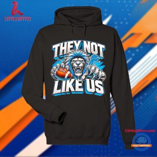 Detroit Lions They Not Like Us Mascot Unisex T Shirt