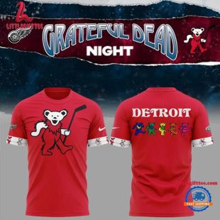 Detroit Red Wings Grateful Dead Night Limited Edition T Shirt